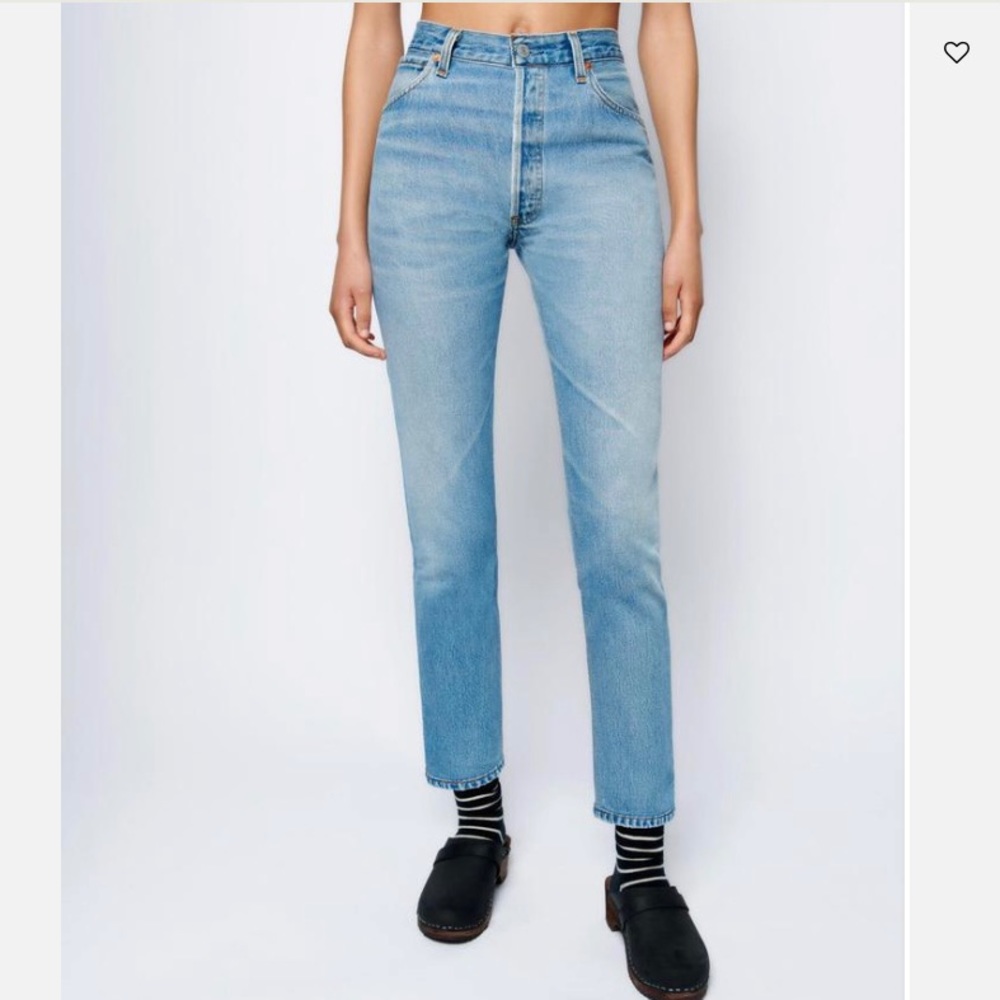 Vintage Re/Done Levi’s High Rise Ankle Crop